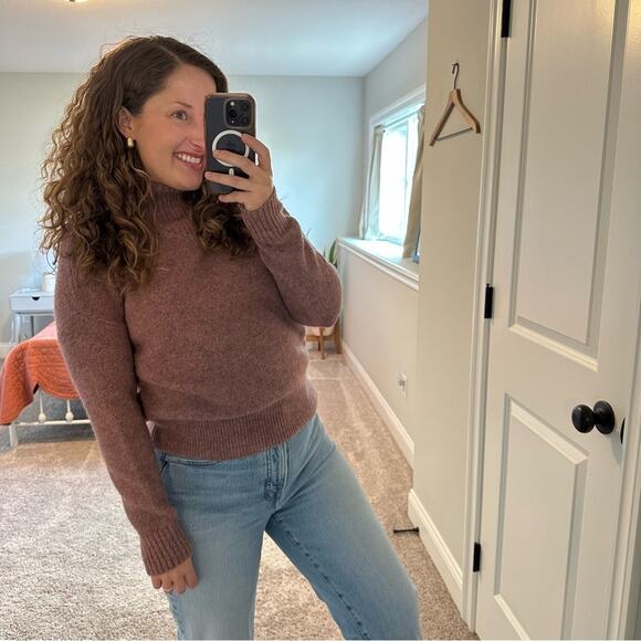 Madewell Purple Alpaca Wool Blend Sweater XS - Picture 4 of 11